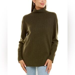 Vince Cashmere Olive Green Turtleneck Sweater XS/S